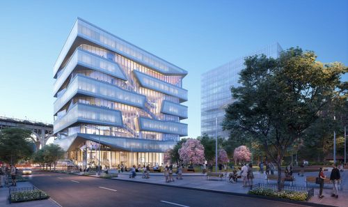 Columbia University's Two-Building Expansion Is Close To Completion